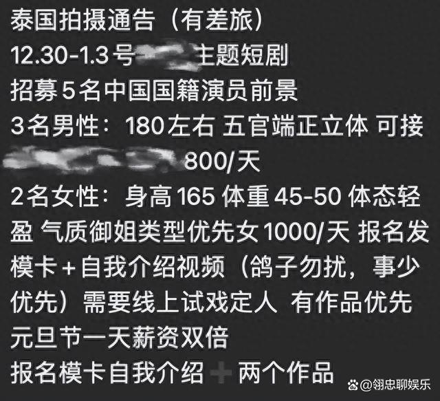 泰國劇組招人為何沒引起王星們的懷疑