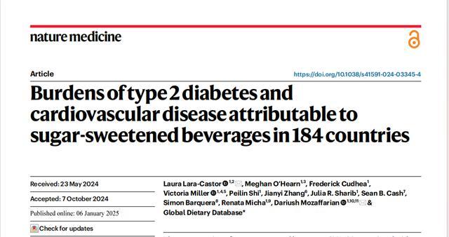 10%新發(fā)2型糖尿病或由含糖飲料導致
