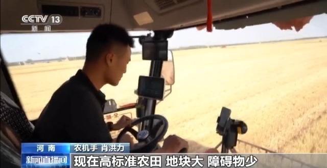 全國麥收進度已超兩成 農機跑出新速度