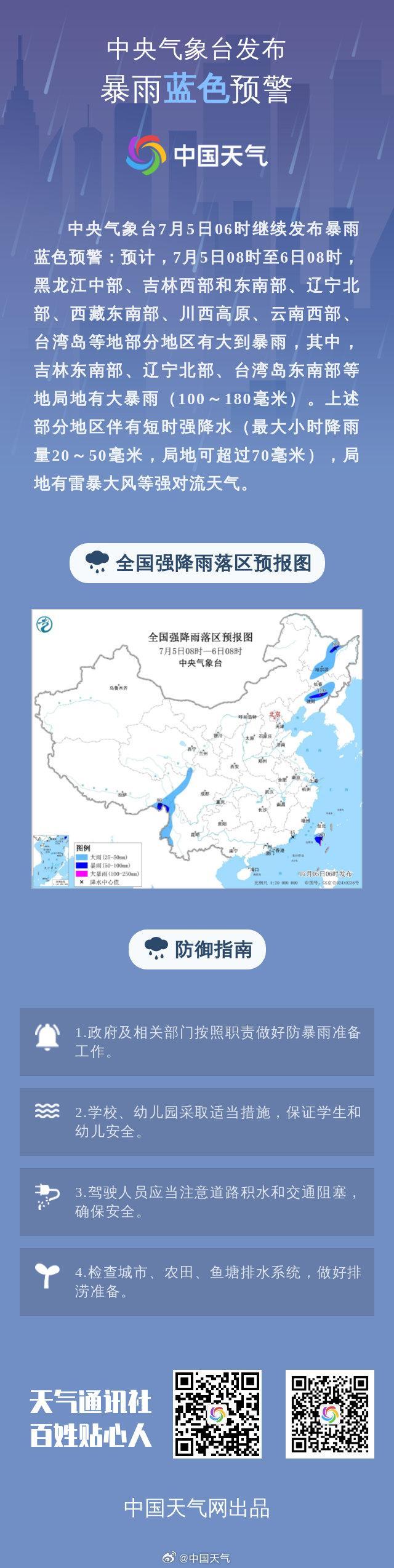 高温暴雨台风强对流4预警齐发 全国多地迎极端天气挑战
