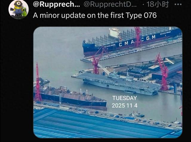 四川舰海试航拍画面来了 建造速度惊人