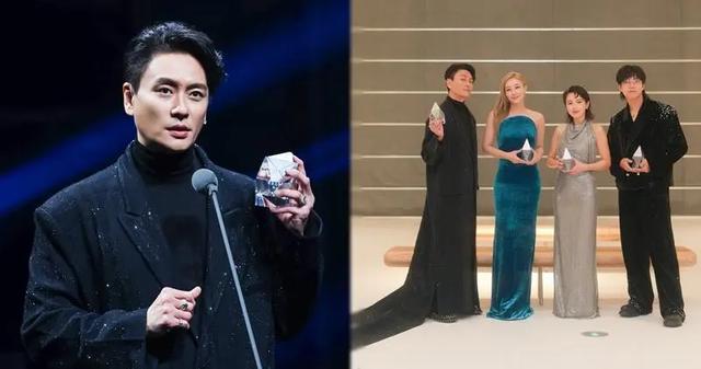 新视帝黄宗泽一袭黑长袍亮相 闪耀时尚之夜