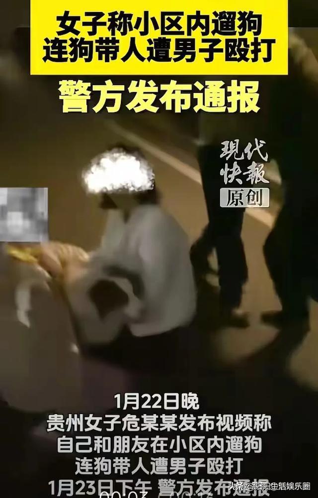 男子携犬不拴绳伤人被行拘