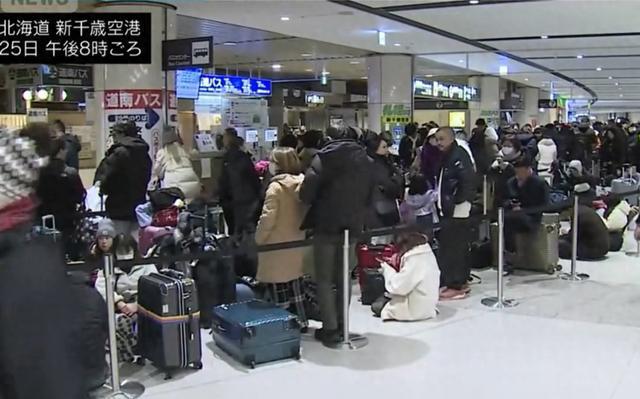 中国网友称滞留日本:航班大量取消