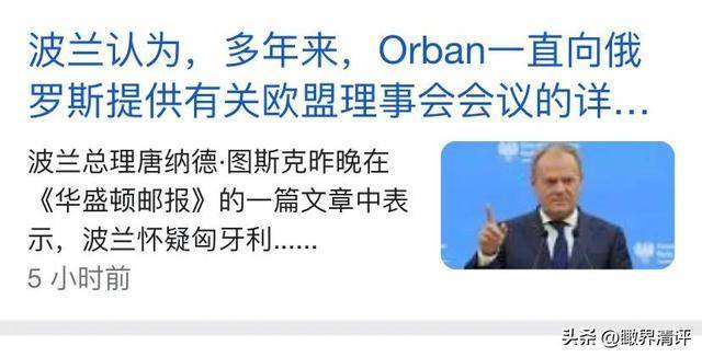 如何看待匈牙利被曝通报机密给俄罗斯 欧盟内部裂痕加剧