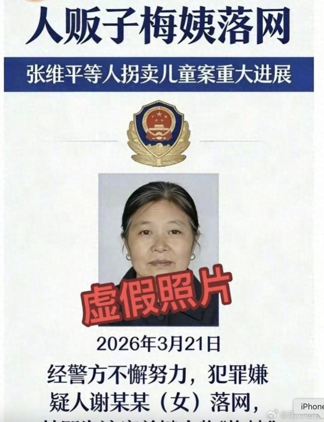 网传的“梅姨”照片不实