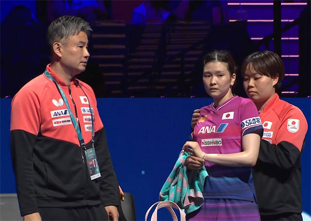 王曼昱不妙!累到请马琳扔毛巾 体能极限挑战削球高手