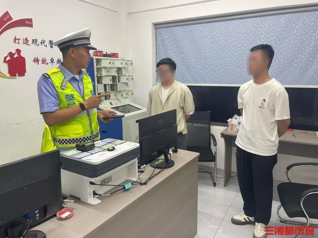 长沙两车路口“大灯对峙”堵路 远光灯引发争执