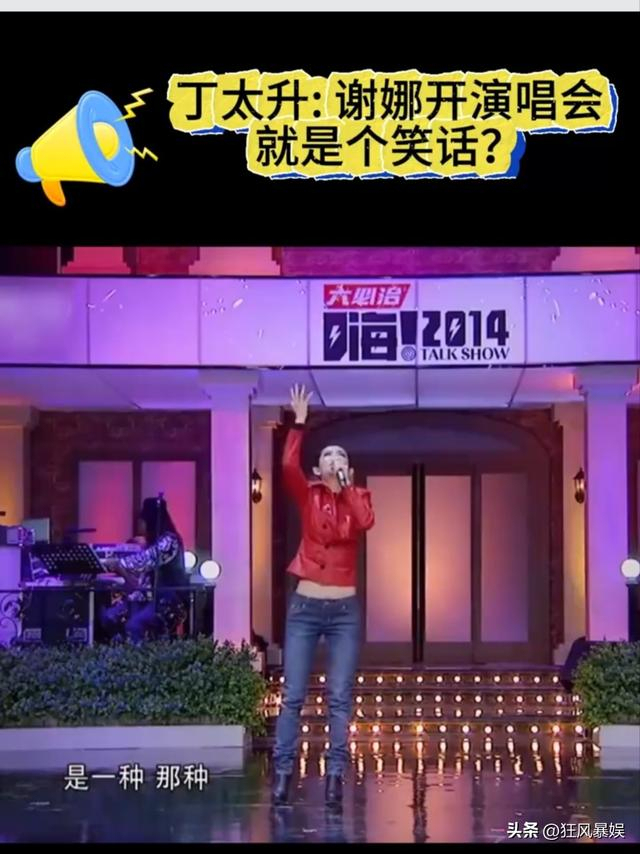 丁太升回应谢娜演唱会争议 毒舌与跨界碰撞