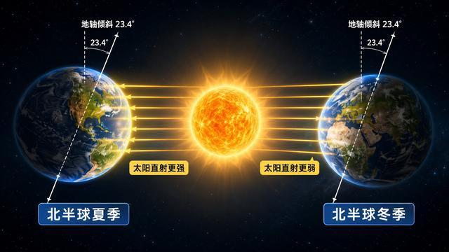 夏至前后地球离太阳更远为何会更热 地轴倾斜决定季节变化