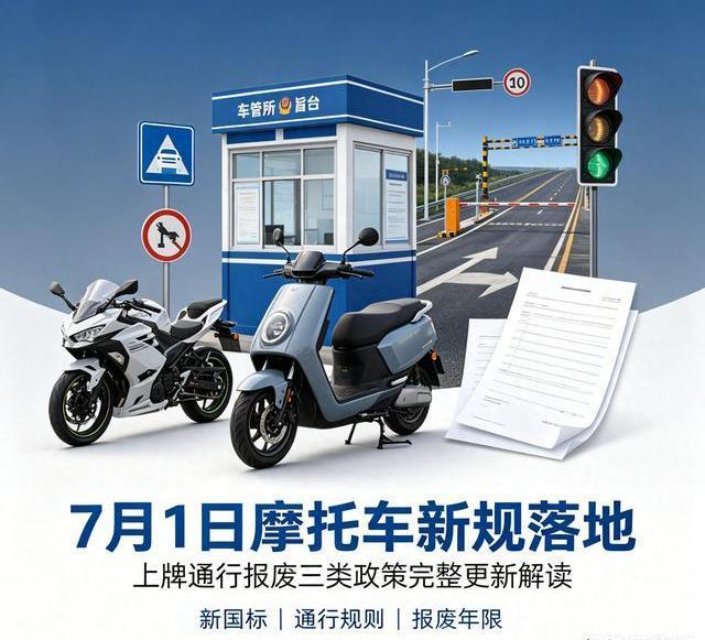 7月1日摩托车新规全国统一