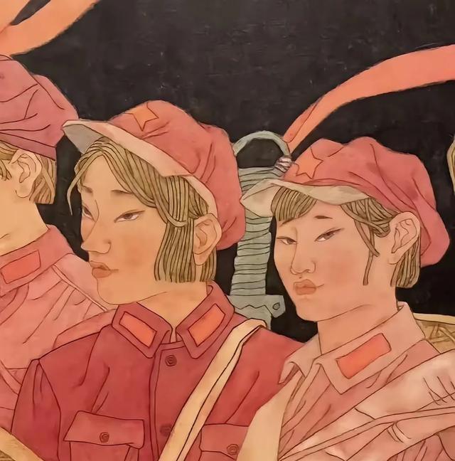 清华美院教授将红军画成眯眯眼