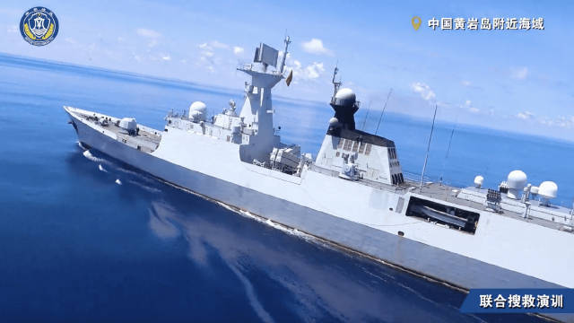 50秒直击南部战区演训现场 黄岩岛海空联合演训