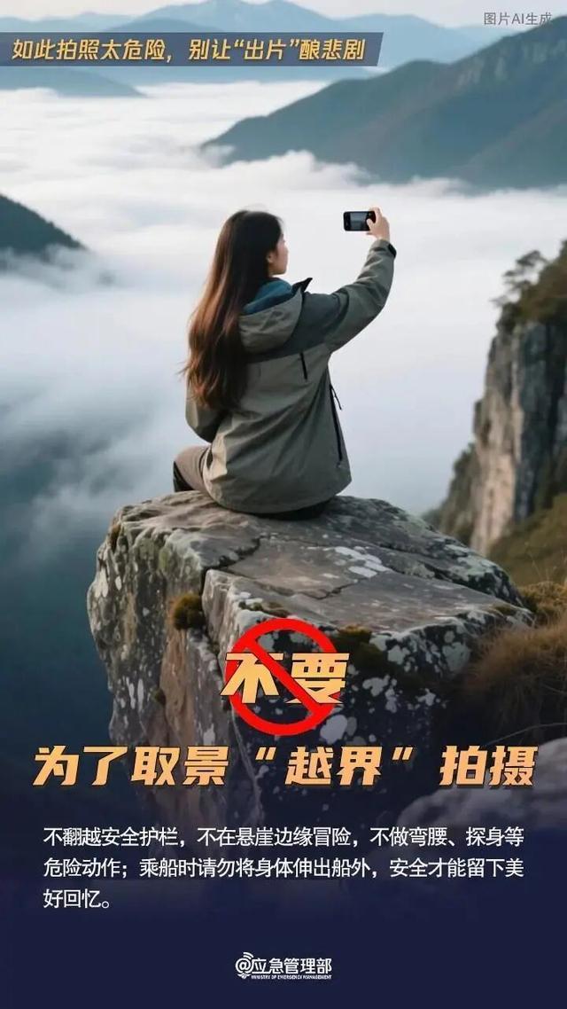 女子为出片效法网红姿势摔下山坡 安全警钟再响