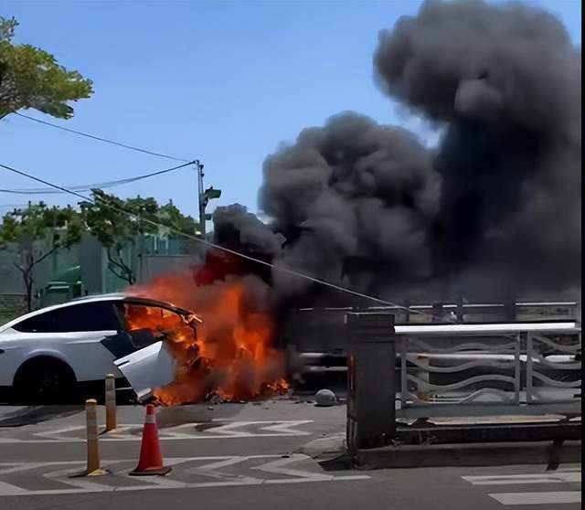 林志颖父子驾驶特斯拉遭遇车祸，厂商紧急公关：车身没有易燃材质