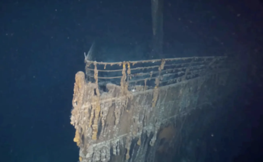 泰坦尼克號殘骸8k分辨率畫面公布