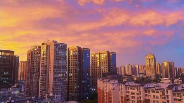 北京今天的晚霞 绝美！