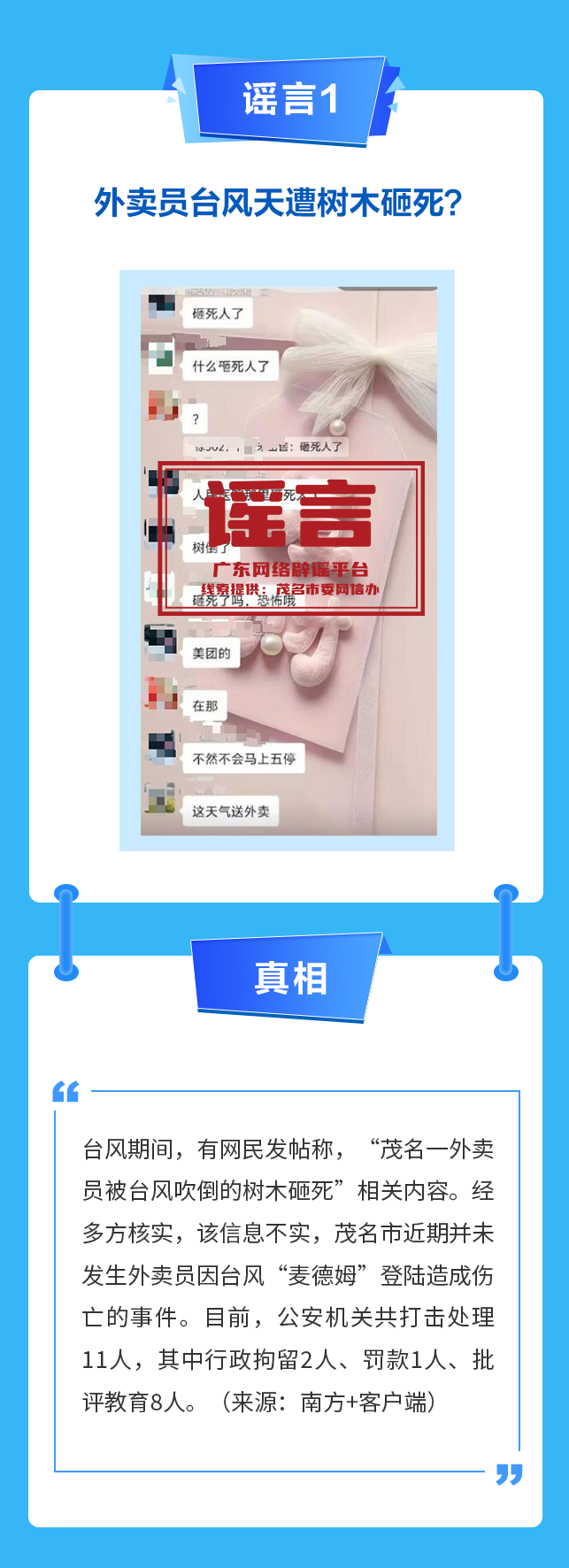 廣東網(wǎng)絡(luò)辟謠平臺2025年10月辟謠榜