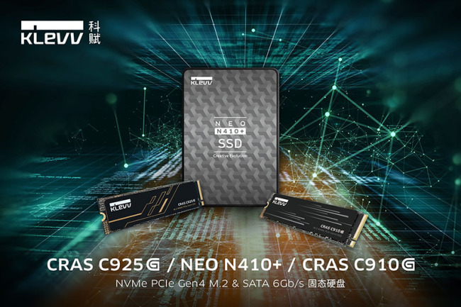 科赋推出三款固态硬盘新品：M.2 接口 C925G & C910G 和 SATA 接口 N410+