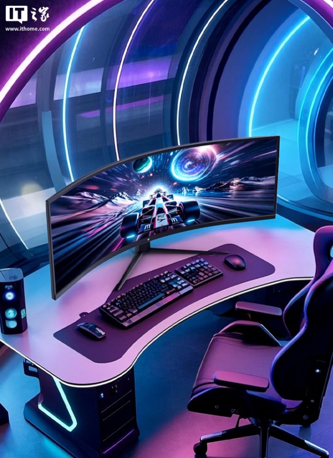 32：9 比例带鱼屏：4999 元 KTC“双 2K”120Hz 49 英寸显示器 H49S66C 开售