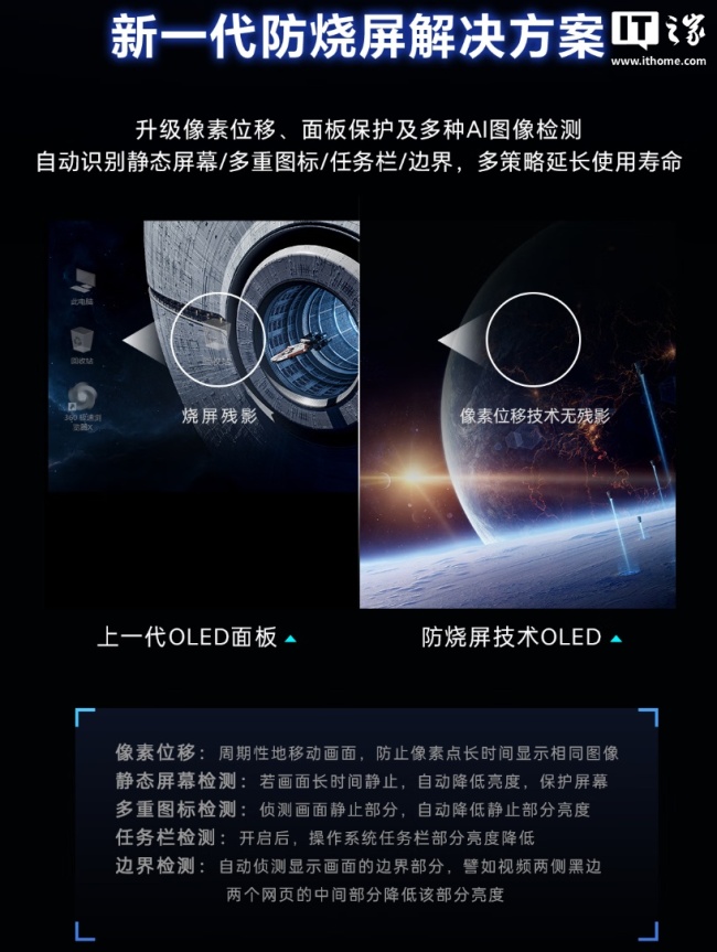 雷神黑武士 27 英寸 4K 240Hz OLED 电竞显示器发布：三星原厂面板、10.7 亿色，4999 元