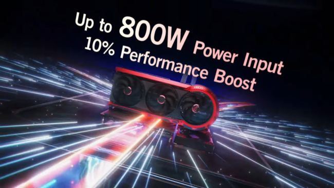 华硕推出 30 周年限量 ROG Matrix RTX 5090 显卡：800W 功率，适配 BTF 背插主板