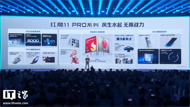 红魔 11 Pro 系列手机京东首发战绩“爆表”：全天安卓销量 TOP 1、全网声量破 6 亿