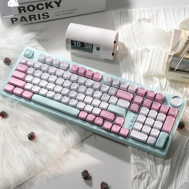 SKN 推出青龙 4.0 Ultra 机械键盘：双 8kHz + 长续航，首发环诺黑曜轴