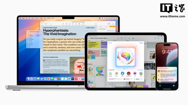 古尔曼：苹果最早明年推出 1 万亿参数的自研 Apple Intelligence 模型