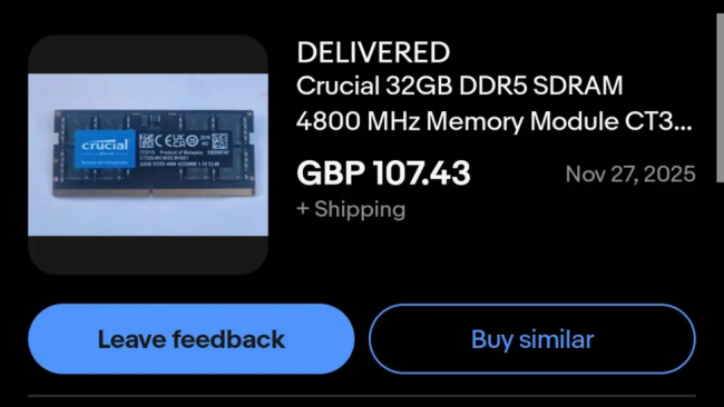 买内存发现快递包裹空空如也，国外网友吐槽高价值 PC 硬件失窃情况频发