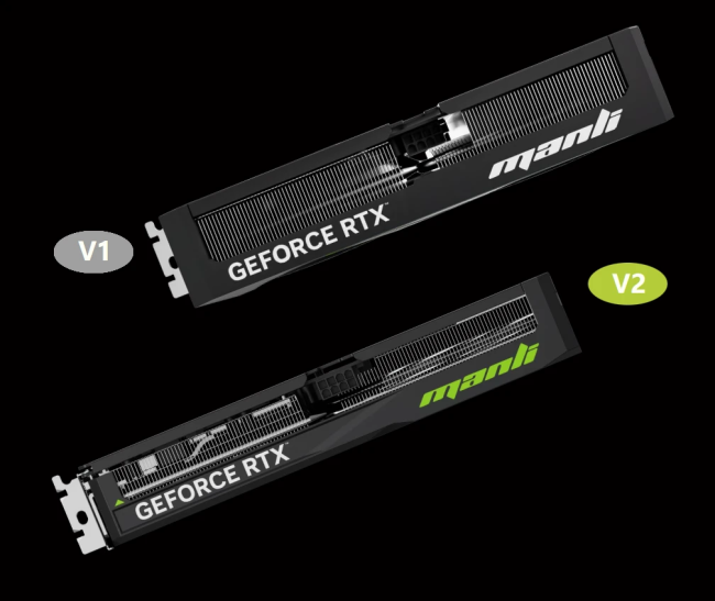万丽推出 V2 版星云 RTX 5060 Ti 显卡：厚度降至双槽，核心峰值温度更低