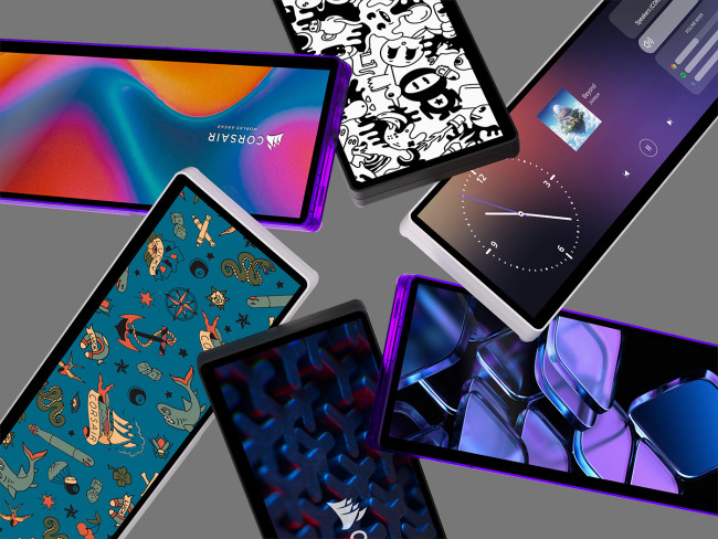 为游戏创作环境增添一抹亮色,海盗船推出原子紫与白色版 XENEON EDGE 副屏