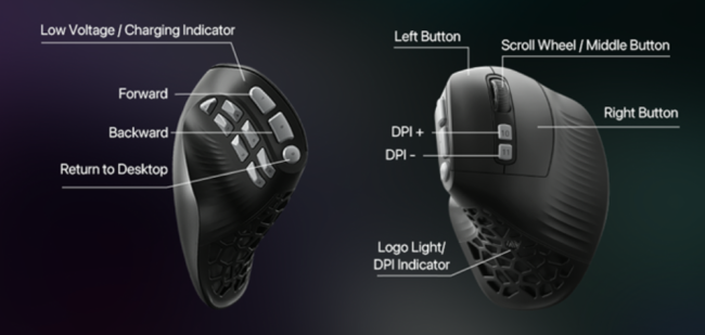 自带 7 个侧键的人体工学鼠标，SOLAKAKA E9 Pro 现身众筹平台