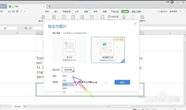 WPS Office 2019怎么把表格转换为图片