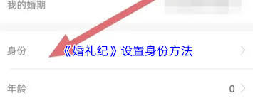 婚礼纪如何设置身份