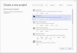 Microsoft visual c如何建立项目