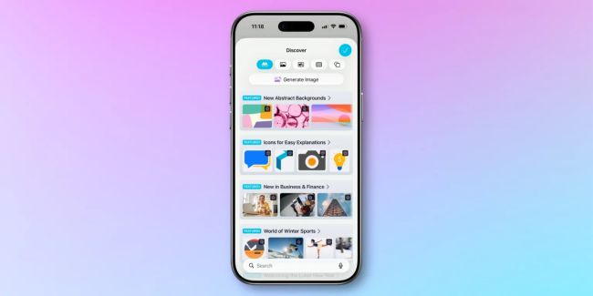 苹果 iOS 26.4 史诗级增强无边记：改进 AI 生图、开放海量精选素材
