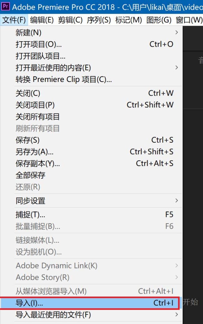 Premiere2018怎么上垂直翻转视频画面