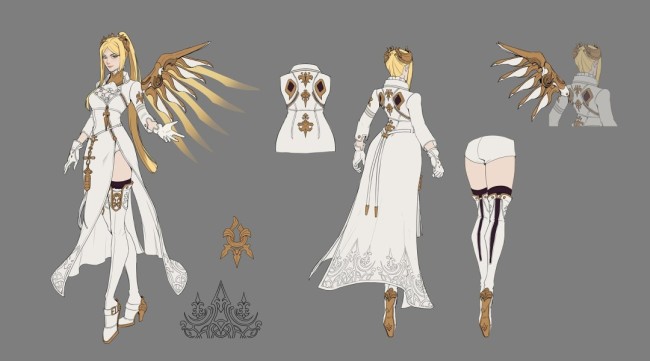 细节揭晓 《守望先锋》尼尔联动皮肤概念设计图公布