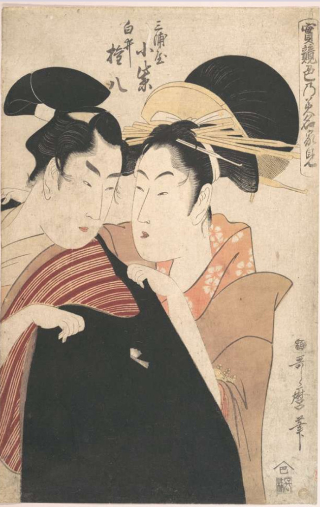 关于美女 中国版画VS日本浮世绘有何不同