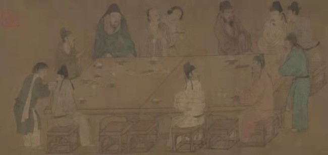 南宋 佚名 《春宴图》 局部 故宫博物院藏