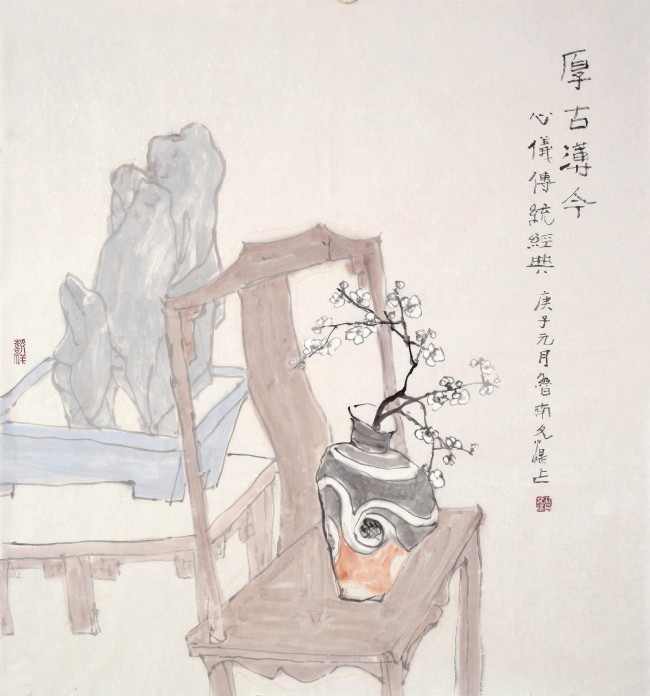 《厚古薄今》90cm x 96cm