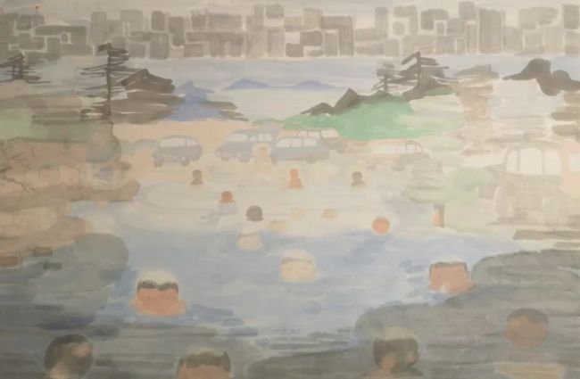 田黎明  夏凉图 90x130cm