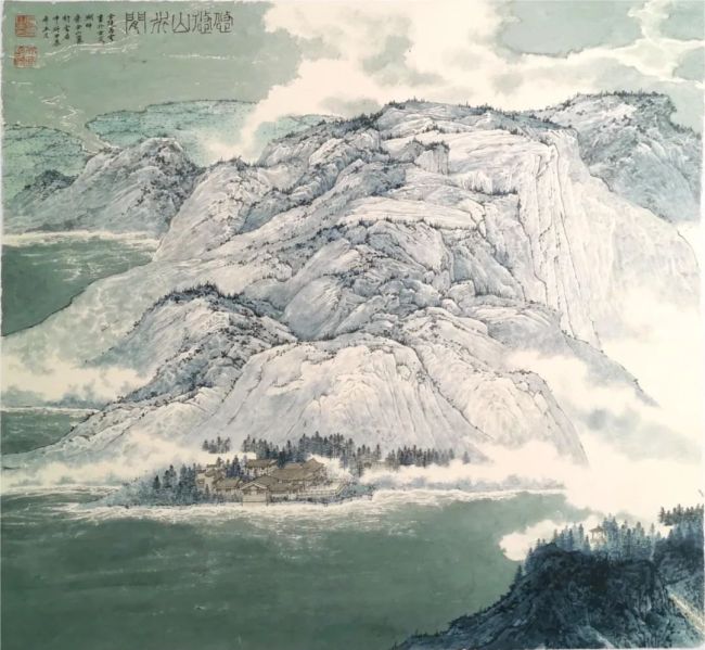 高云 悠悠山水闲 90cmx96cm