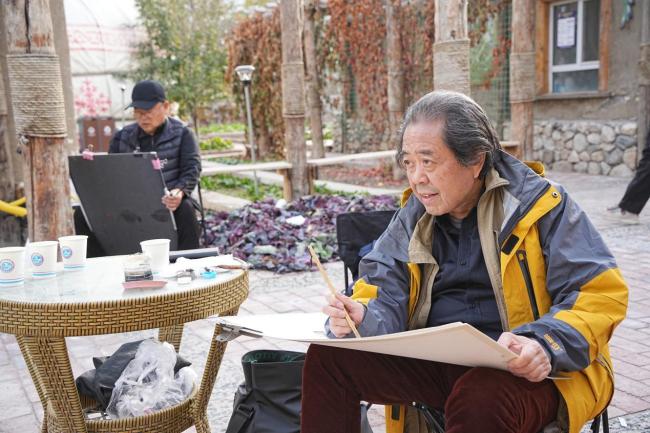 走遍中国——中国文促会美术家写生创作行动走进新疆