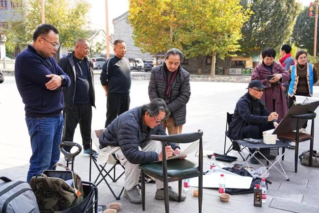 艺术扎根生活 笔墨讴歌时代:走遍中国——中国文促会美术家写生创作行动新疆段圆满收官