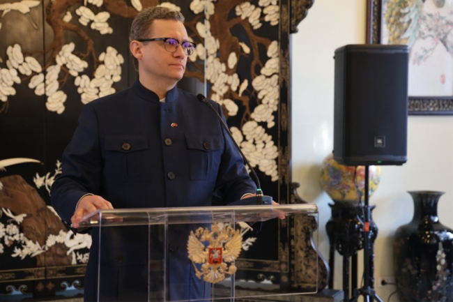 俄罗斯驻华大使馆举行“友谊勋章”授予典礼