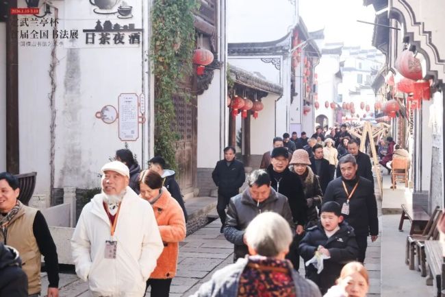 “定武兰亭杯”书道伸开幕背后，藏着中国横店最具学术缱绻的一次身份重构