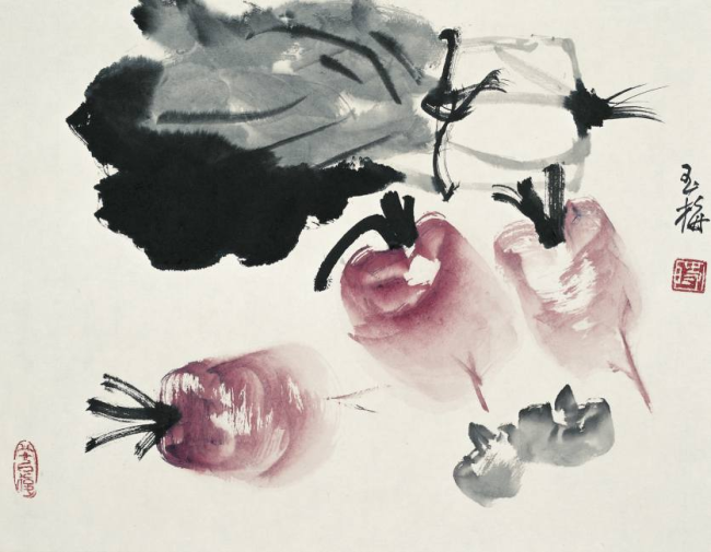 《秋实图》 34X46cm 时玉梅