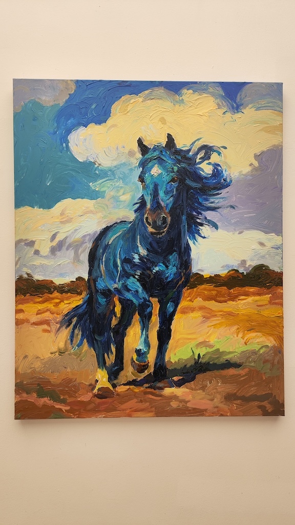 骏色启新程艺韵暖京华——赵斌《骏色新程》个展于798永乐现场画廊恢弘开幕